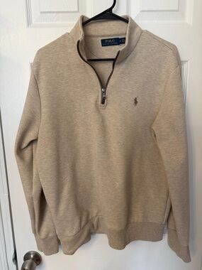 Polo by Ralph Lauren Men’s Quarter-Zip - Light Beige
